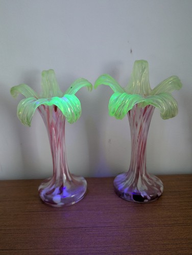 Victorian uranium rare pair - rare, of