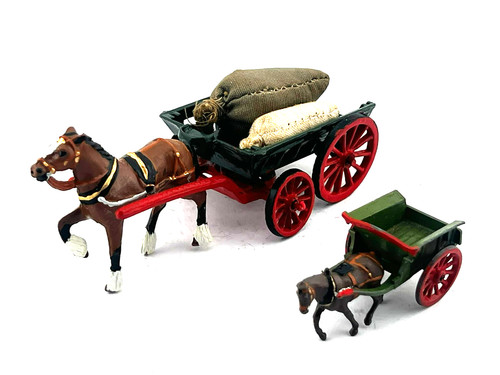 Britains oo cart and - britains, /