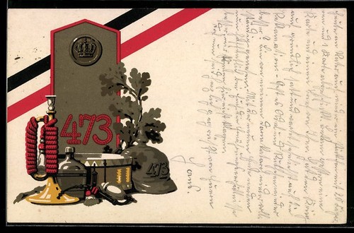 Regiment 473 shoulder - regiment, 473,