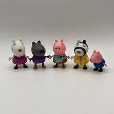 Peppa Pig George Pig Suzy Sheep Danny Dog Zoe Zebra Figures Set b2 Combined P&P
