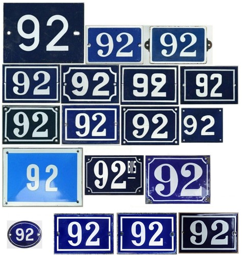 Old blue french house - french, number