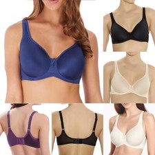 Wacoal Lingerie Basic Beauty Contour Spacer Bra Black Nude Ivory 853192