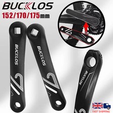 152mm 170mm 175mm Bike Crank Arm Ebike Crank Aluminum Bicycle Spline Square Hole