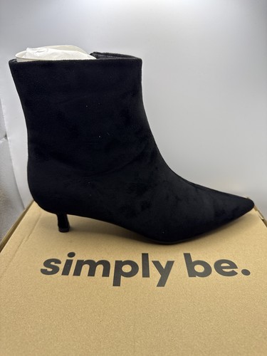 Black pointed toe kitten heel - pointed,