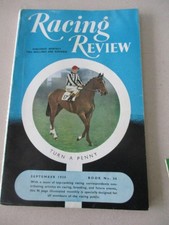 Racing Review Magazine September 1950 Book NO. 36