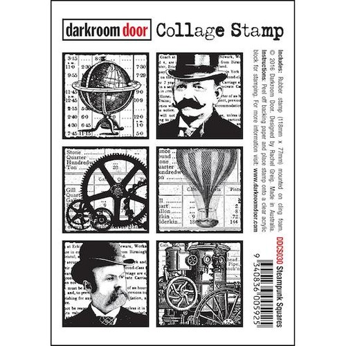 Darkroom door collage cling - darkroom,