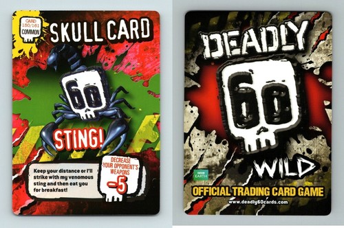 Sting skull card - -, 161