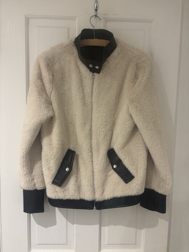 Cream teddy faux fur jacket - teddy,