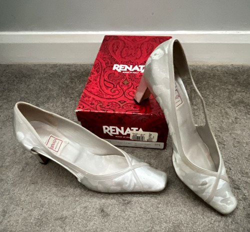 Renata silver satin floral - silver,