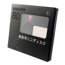 Scouter 80 Minute Recordable MiniDisc Black - New Sealed MD