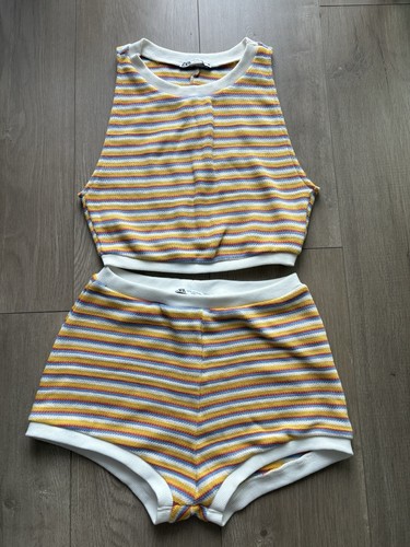 Zara knit crop tank - and, shorts