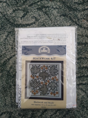 Dmc blackwork and beads kit - dmc,