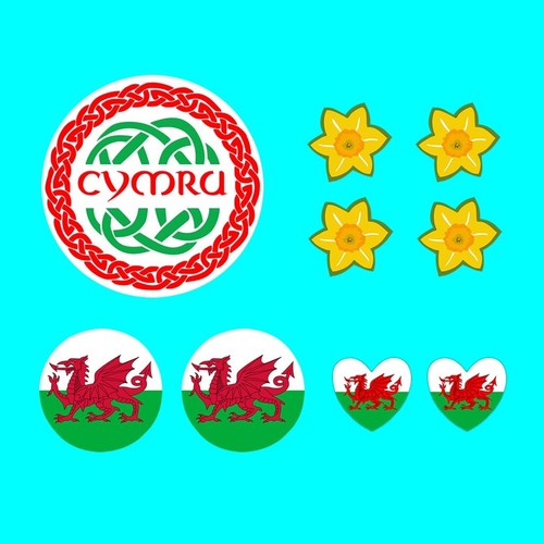 Wales iron on transfers - iron,