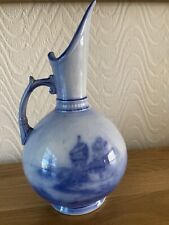 Antique Keeling & Co Late Mayers Blue & White Jugs / Vases - Excellent Blue flow