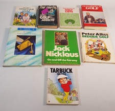 8 x Golf Golfing Books Jack