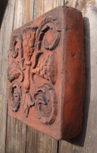 Scottish thistle wall tile - scottish,
