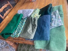 Joblot Bundle of Fabric Material Crafting Sewing as per photos