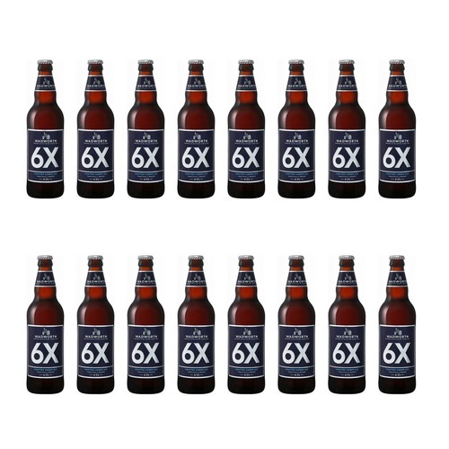 Wadworth beer 500ml glass - 6x,