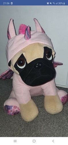Large unicorn pug teddy - pug,