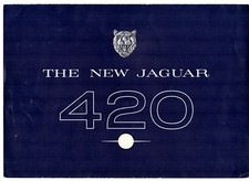 Jaguar 420G 1966-1967 UK Market Foldout Sales Brochure Mark X, Mk Ten