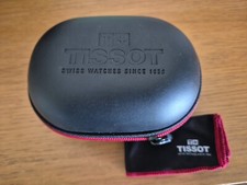 Tissot Watch Branded travel/storage box with cushion & branded polishing cloth. 