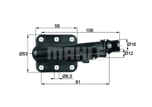 Thermostat oil cooling - cooling, fits