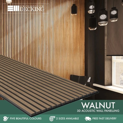 Walnut acoustic wood panel - walnut,