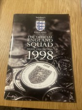 The Official England Squad Medal Collection 1998 - Complete with all coins