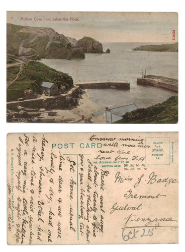 Postcard mullion cove - postcard,