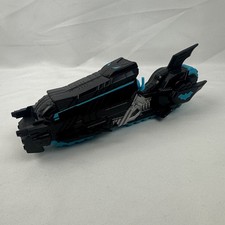 Batman Batmobile Vehicle Black & Blue Toy Car 11” Long Plastic Model