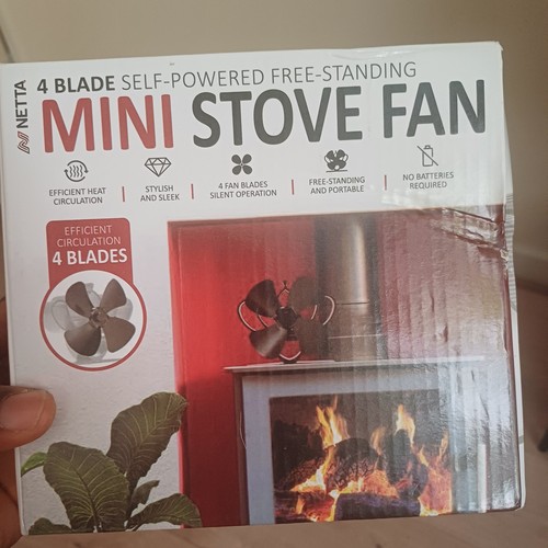 Mini stove fan - fan, blades