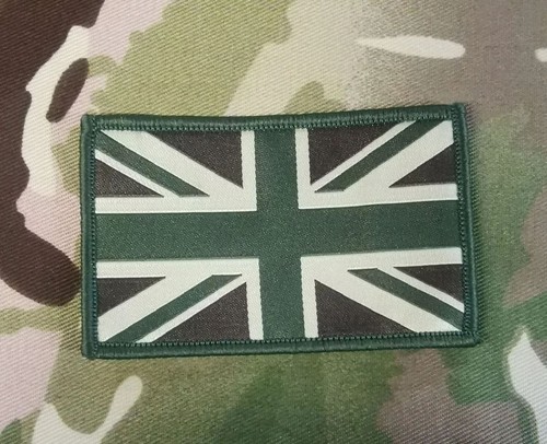 British flag woven badge patch - woven,