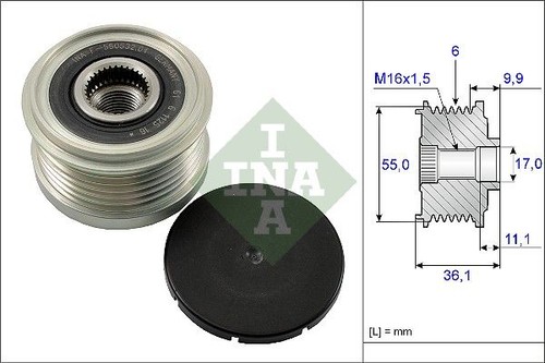 Ina 535010310 alternator - ina,