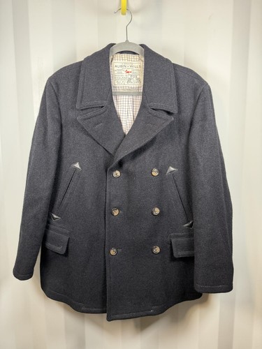 Aubin wills wool pea coat - &,