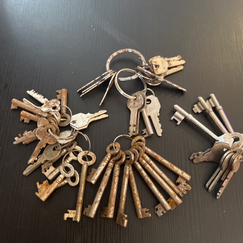 Old vintage keys box - vintage,