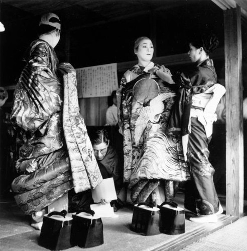 Japanese geisha girls - , without