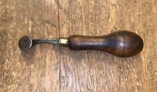 VINTAGE COBBLERS FUDGE WHEEL GEORGE BARNSLEY? LEATHERWORKER SHOEMAKER OLD TOOLS