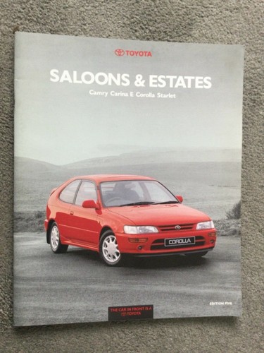 Toyota saloons estates - toyota,