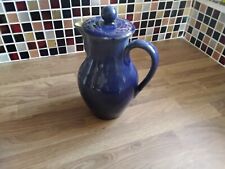 denby blue coffee jug