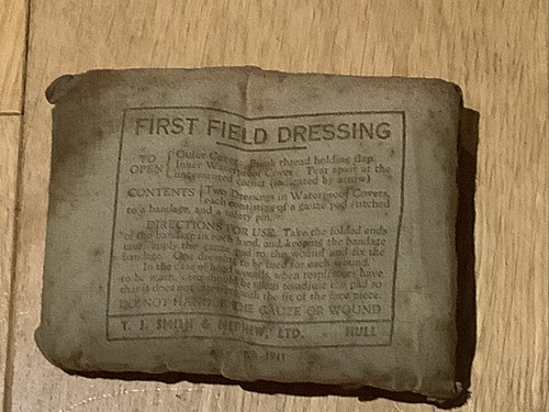 First field dressing - first,