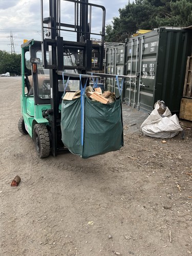 Bulk bag seasoned logs - bag, of