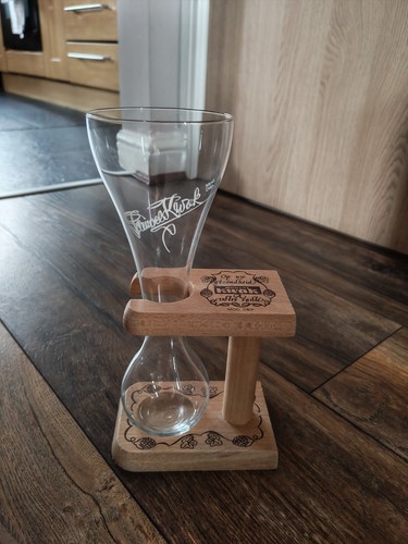 Vintage belgian beer glass - beer,