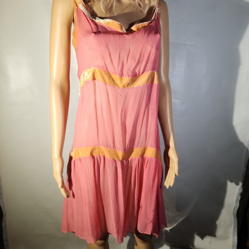 Antique 1920 silk flapper - antique,