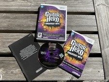 Rare Nintendo Wii Guitar Hero Greatest Hits Game Complete with Instructions
