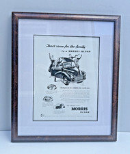 Vintage Framed MORRIS MINOR
