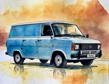 Mk2 Ford Transit Van Art Print