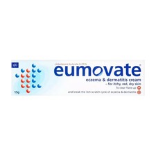 Eumovate Cream Eczema & Dermatitis Cream For Itchy, Dry Skin - 0.05% - 15g UK
