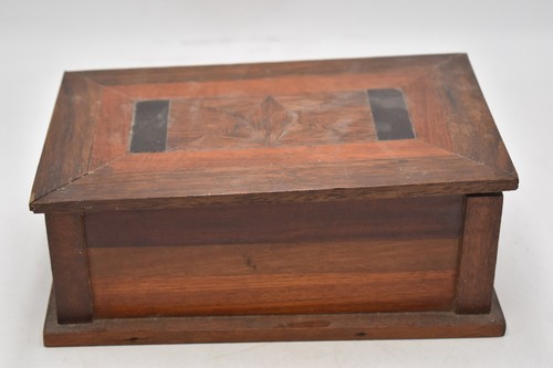 Vintage parquetry inlaid star - inlaid,