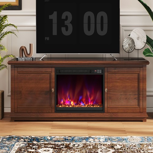 Powered fireplace insert - 18”,