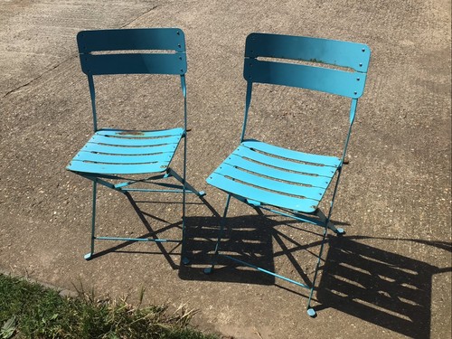 Pair blue metal - 1,